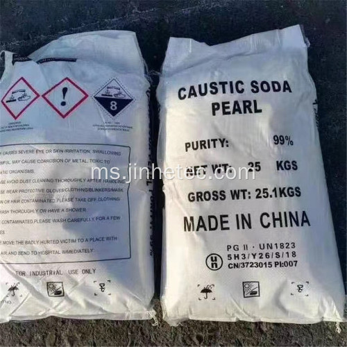 Sodium Hydroxide Flakes Gred Perindustrian Mutiara 99%